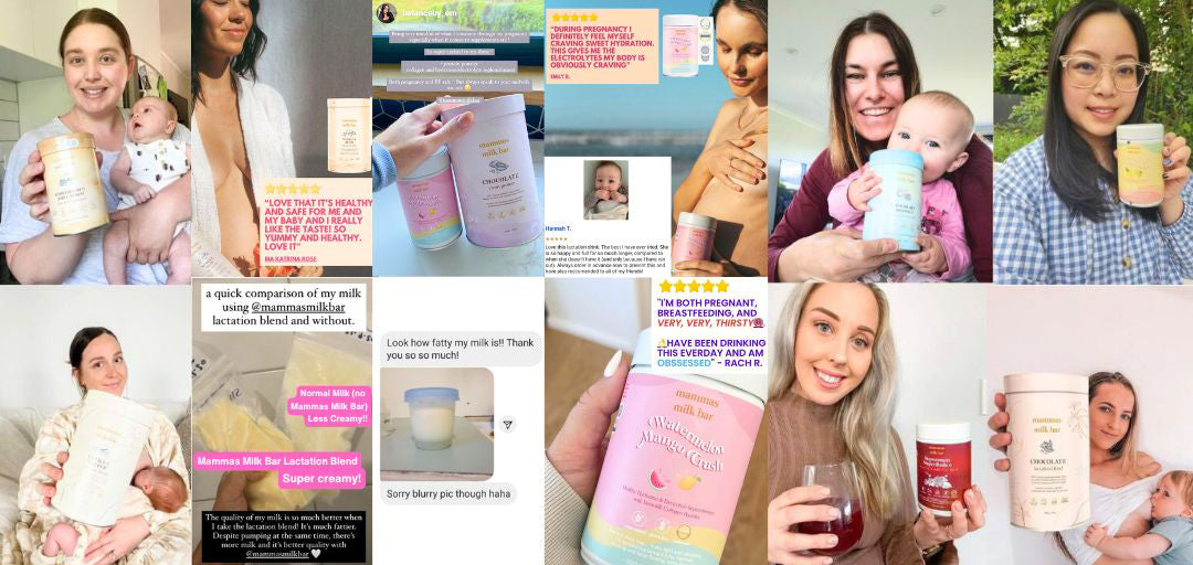 Collage of images featuring people holding and using a product, with text overlay.