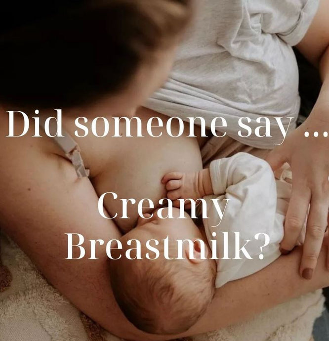 Did someone say CREAMY BREASTMILK?