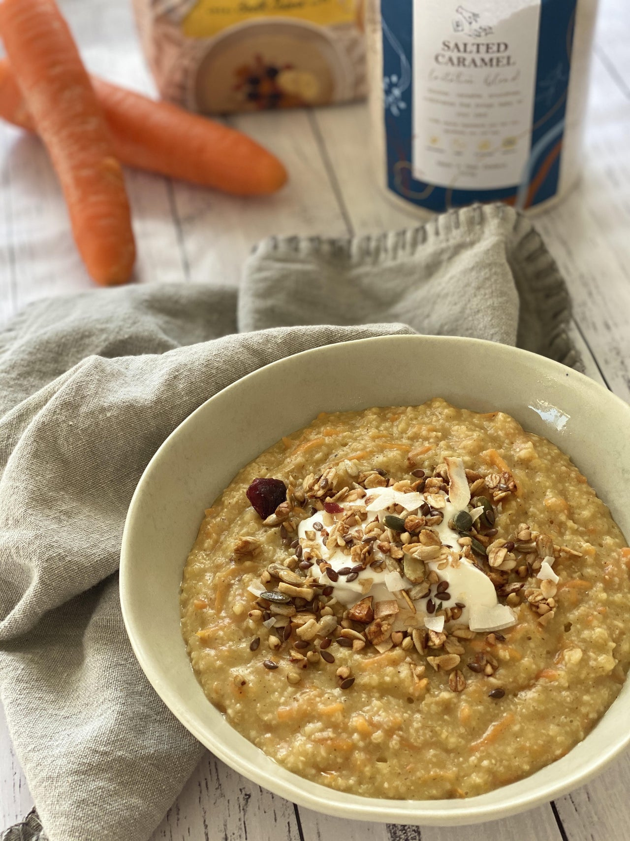 Lactation Carrot Cake Porridge