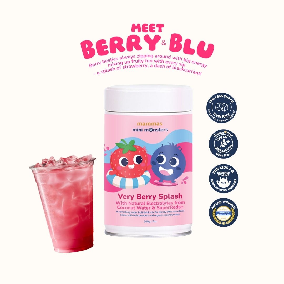 Very Berry Splash – Kids Hydration with Superreds+