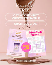 Load image into Gallery viewer, Oat Milk Rich Drinking Chocolate Sample &amp; Gratitude Pack
