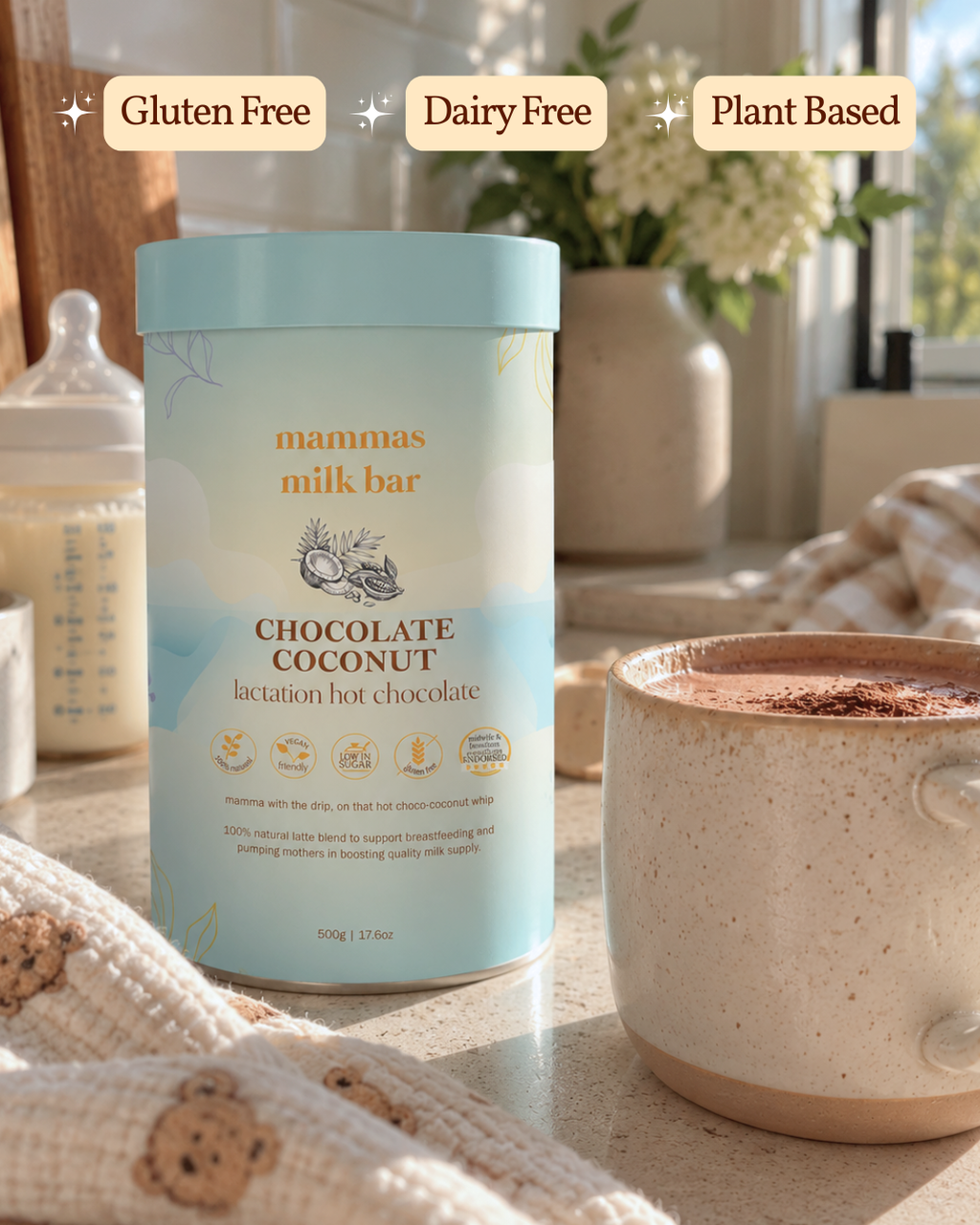 Lactation Hot Chocolate - Coconut Chocolate