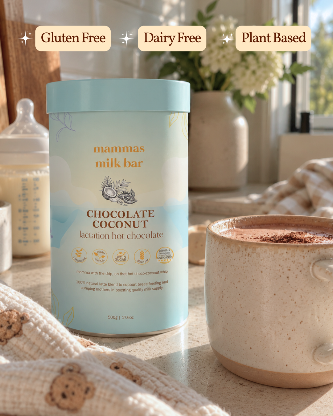 Lactation Hot Chocolate - Coconut Chocolate