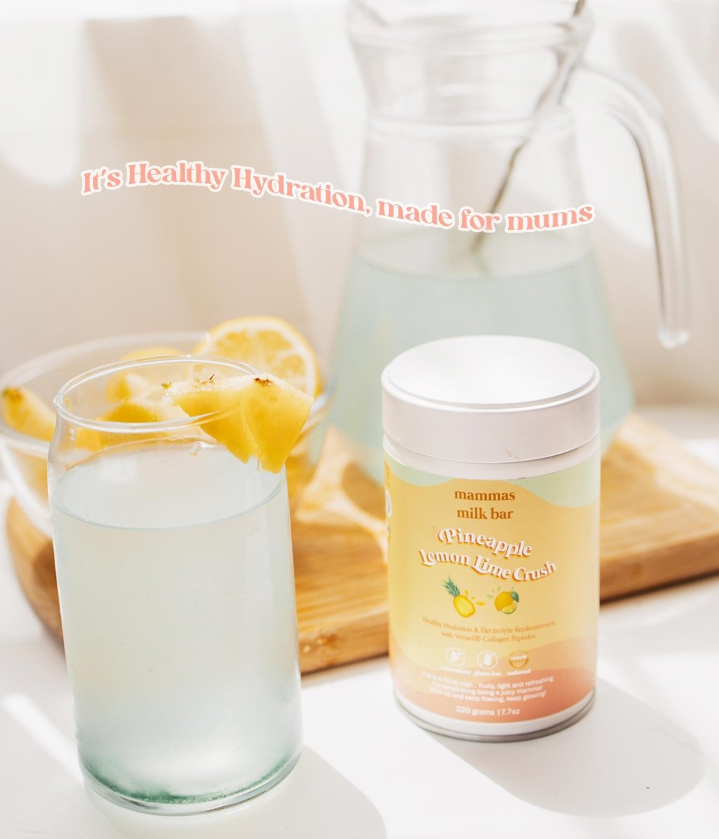Pineapple Lemon & Lime Crush Hydration Electrolyte Drink with Verisol® Collagen