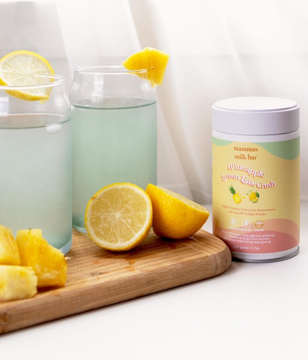 Pineapple Lemon & Lime Crush Hydration Electrolyte Drink with Verisol® Collagen